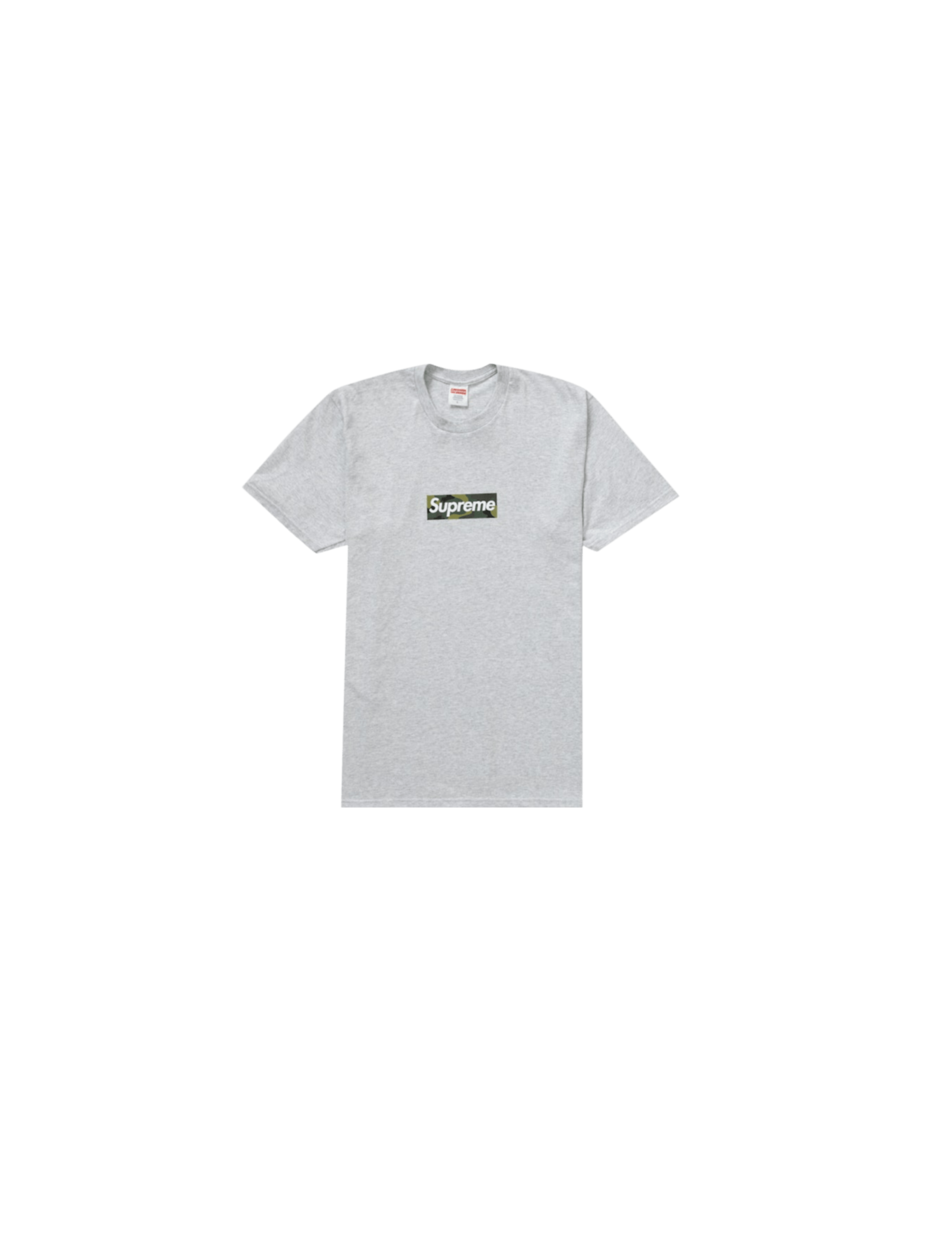 Camo Box Logo Tee "Ash Grey"